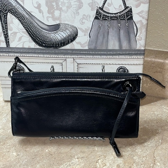 Reed Krakoff Leather Wristlet/Purse, Deep Blue&Black Color - Picture 6 of 16